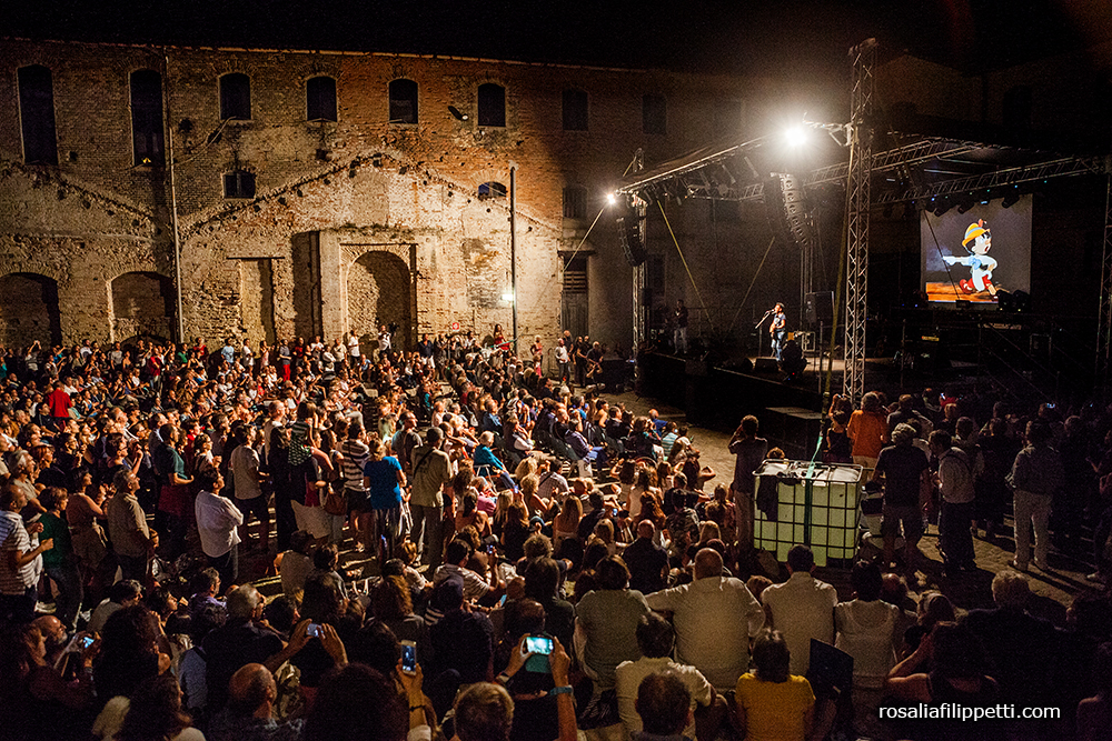 Subsonica (Samuel, Boosta) during Subsonica - La mia generazione Festival,  Porto Antico, Ancona (AN), Italy, 07 Sep 2019 Stock Photo - Alamy